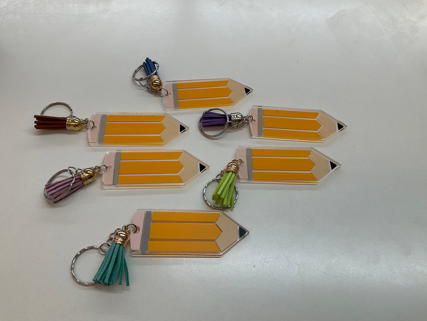 Personalized Pencil Keychains