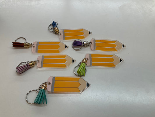 Personalized Pencil Keychains
