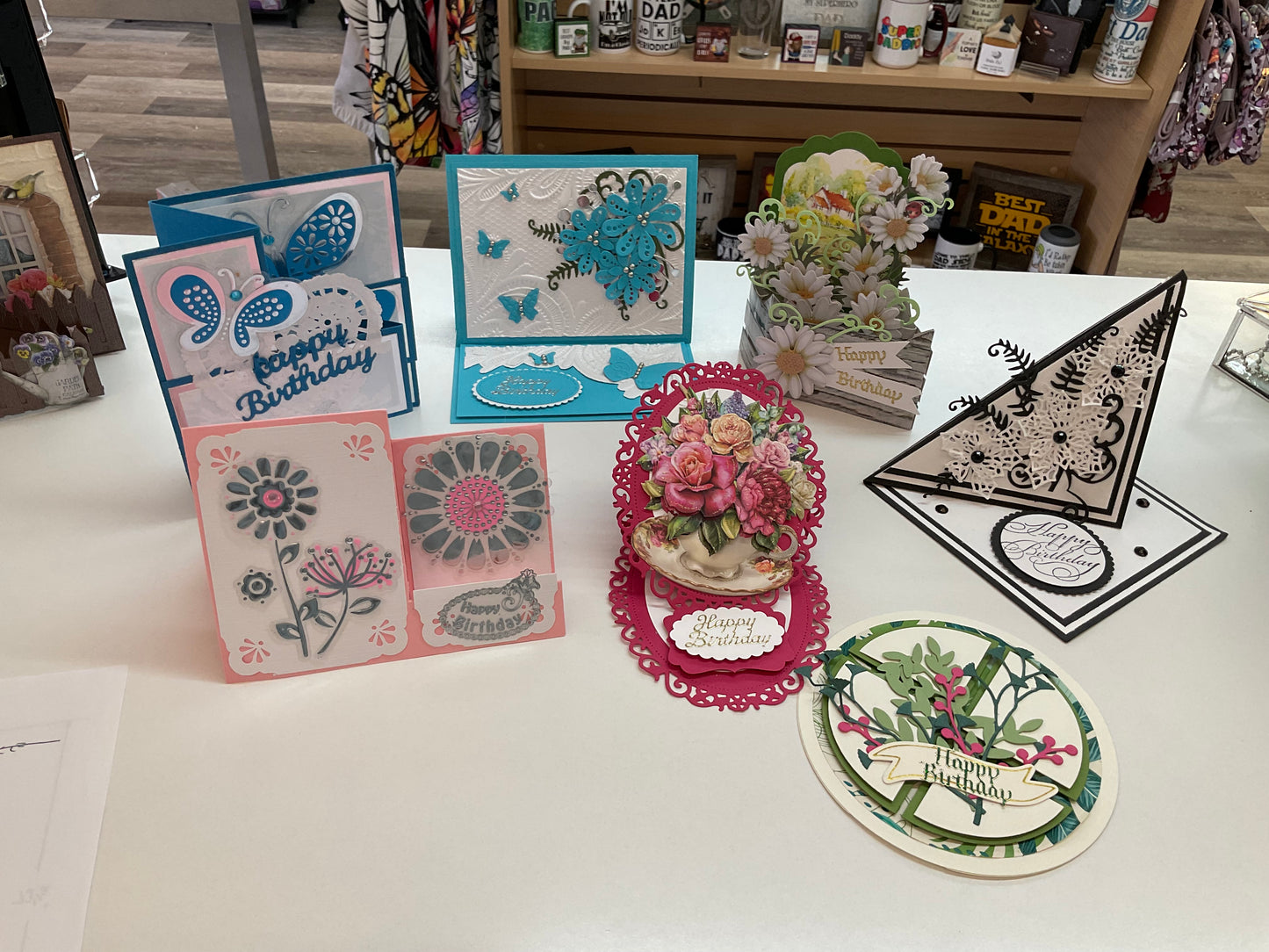 Birthday Greeting Easel Cards by Julie