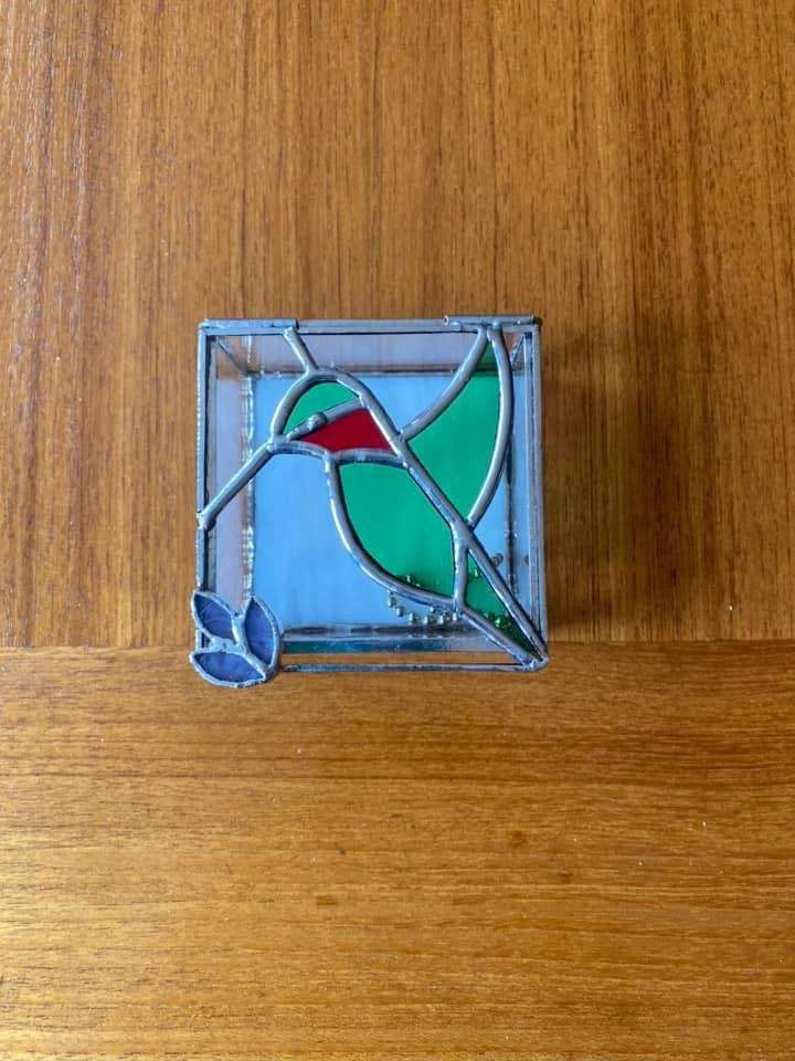 Stain Glass Trinket Boxes
