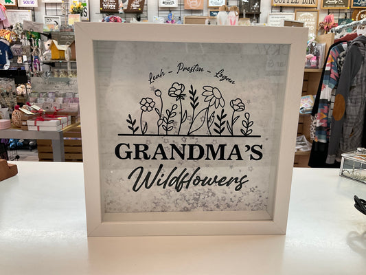 Grandma’s Wildflowers Shadow Box