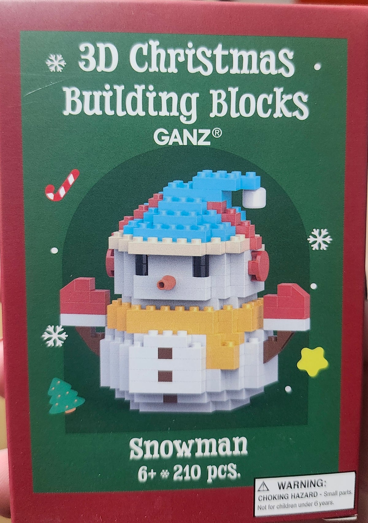 3D Christmas Building Blocks