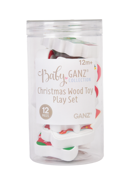 Christmas Wood Toy Play Set