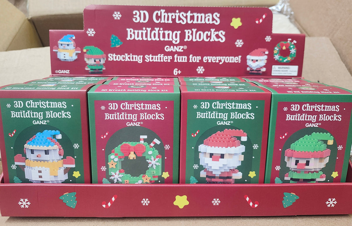 3D Christmas Building Blocks