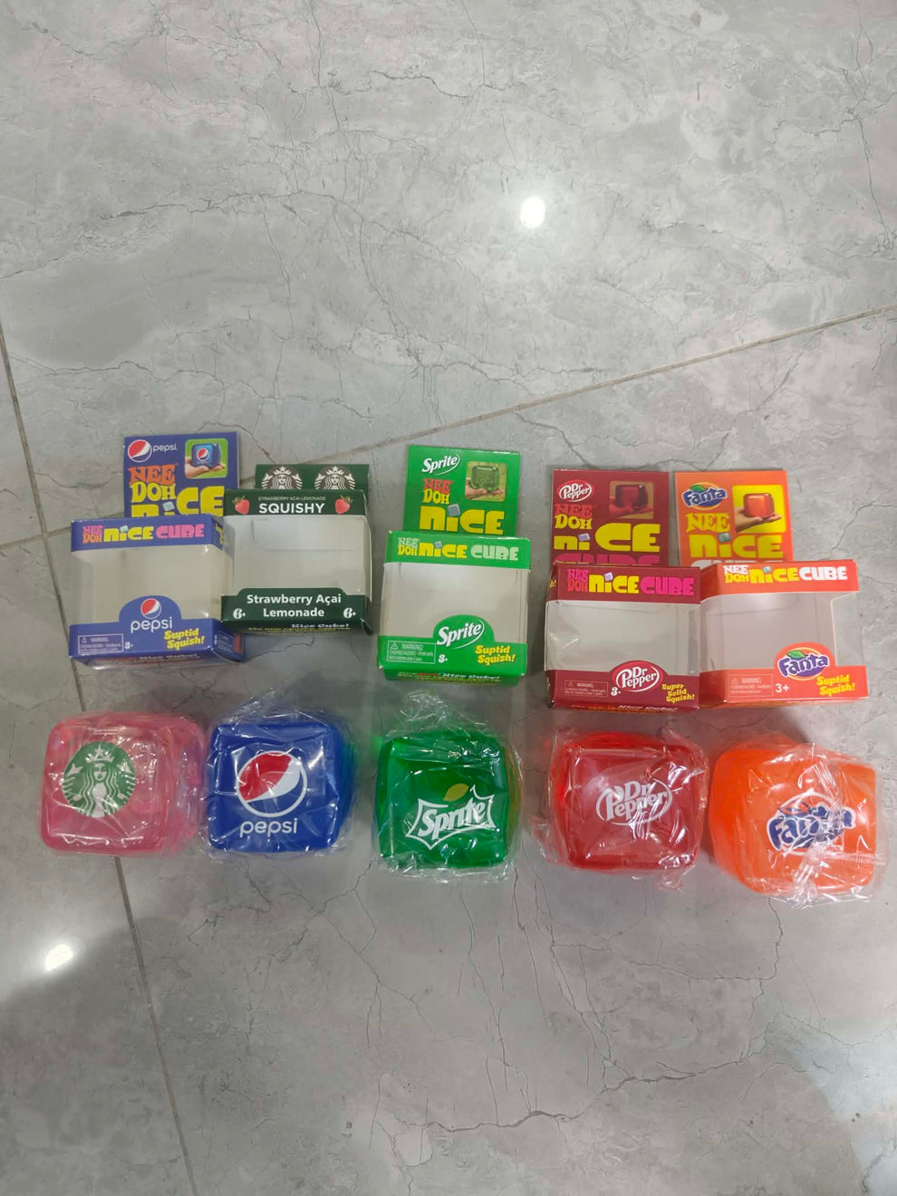 NeeDoh Pop Nice Cube Squishies