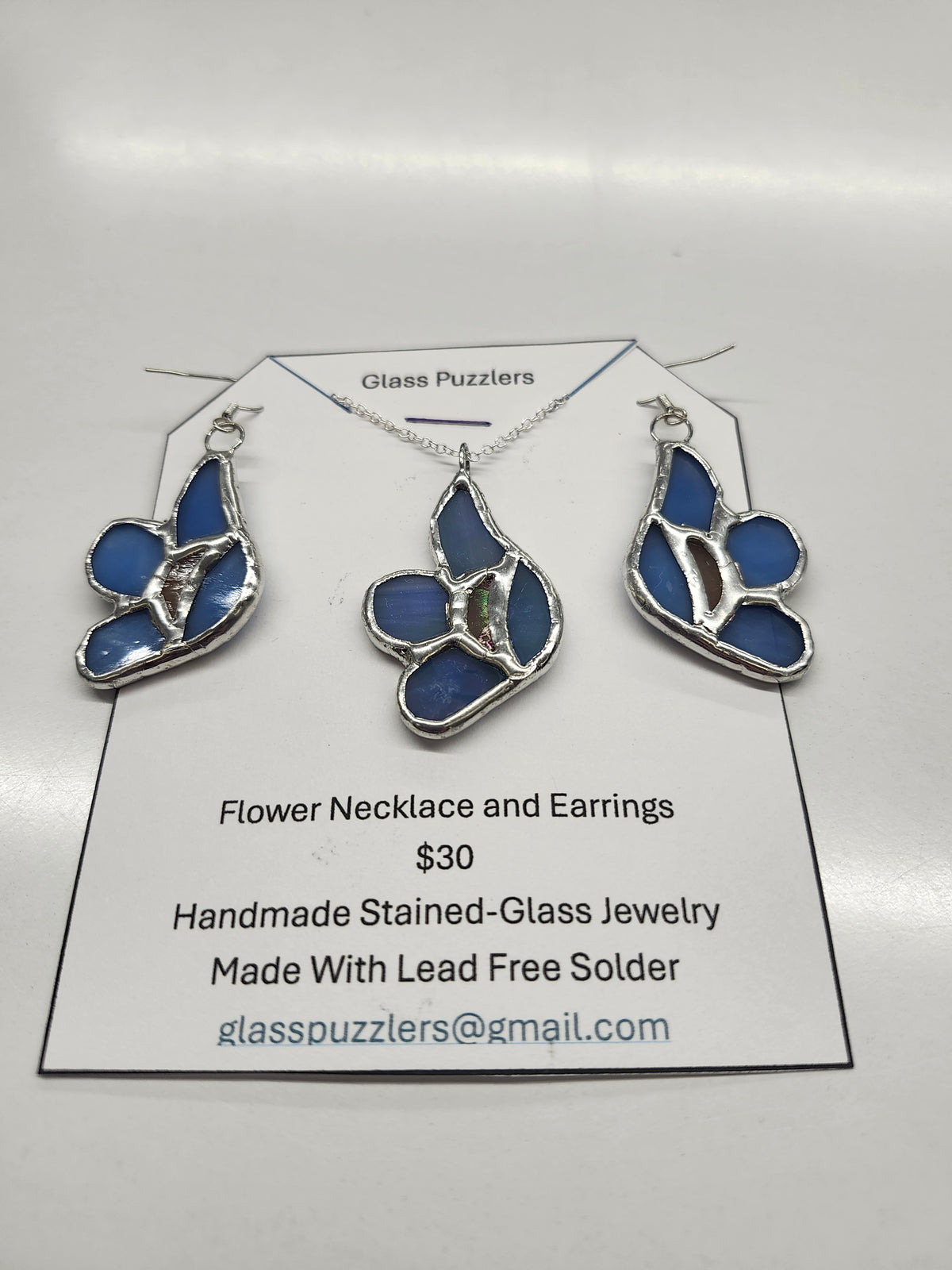 Flower Necklace & Earrings