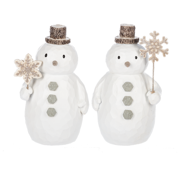 Winter Snowman Figurines
