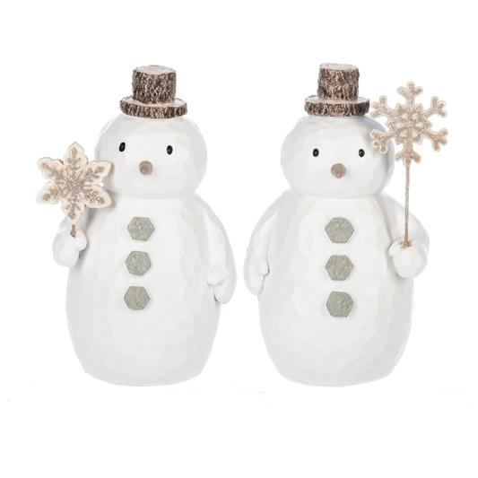 Winter Snowman Figurines