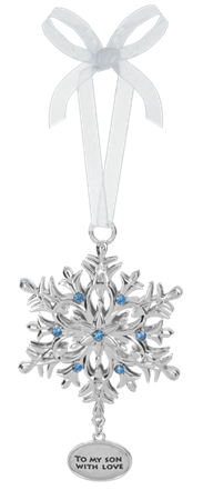 To My Son With Love Ornament