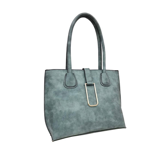 Classic Tote Purse Blue