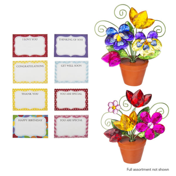 Bountiful Garden Posy Pot with Celebration Cards