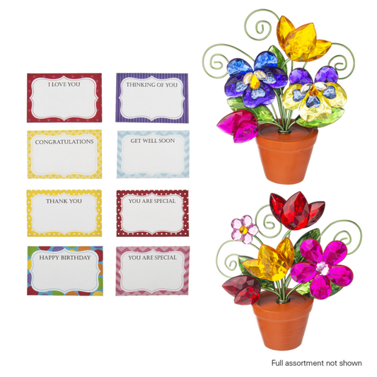 Bountiful Garden Posy Pot with Celebration Cards