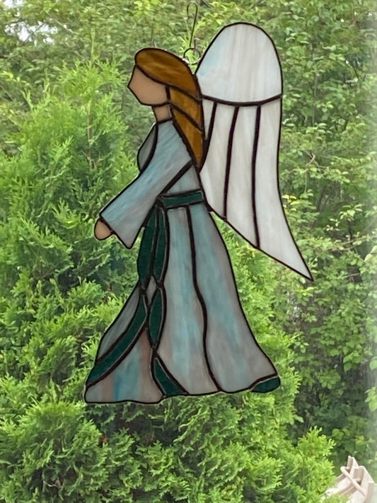 Angel Side View Christmas Ornament