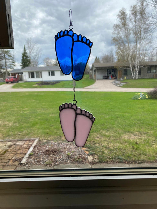 Baby Feet Suncatcher
