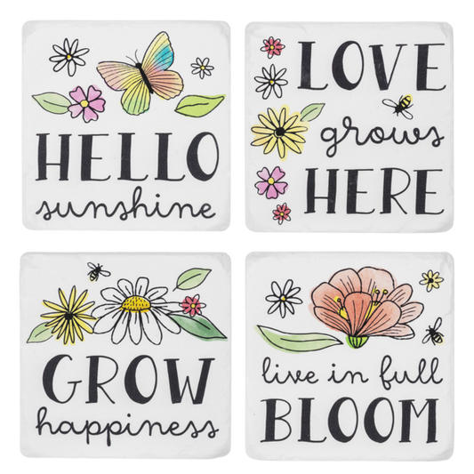 Wildflower Coaster Set