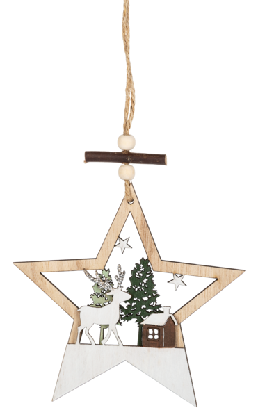 Cozy Cabin Laser Cut Ornaments