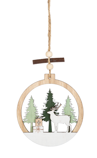 Cozy Cabin Laser Cut Ornaments