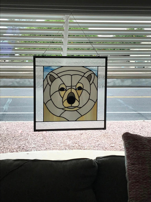 Polar Bear Stainglass