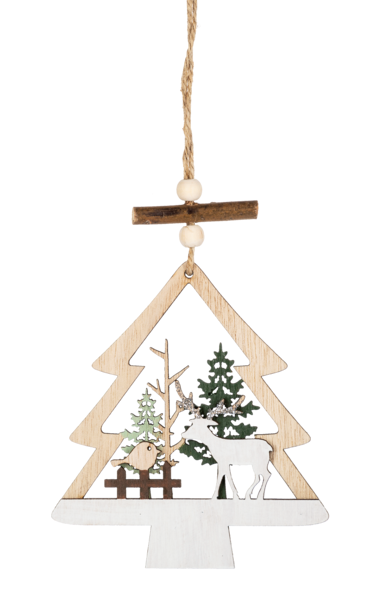 Cozy Cabin Laser Cut Ornaments