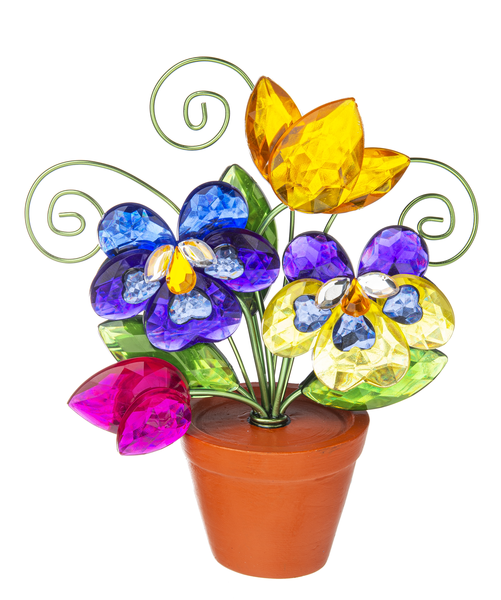 Bountiful Garden Posy Pot with Celebration Cards