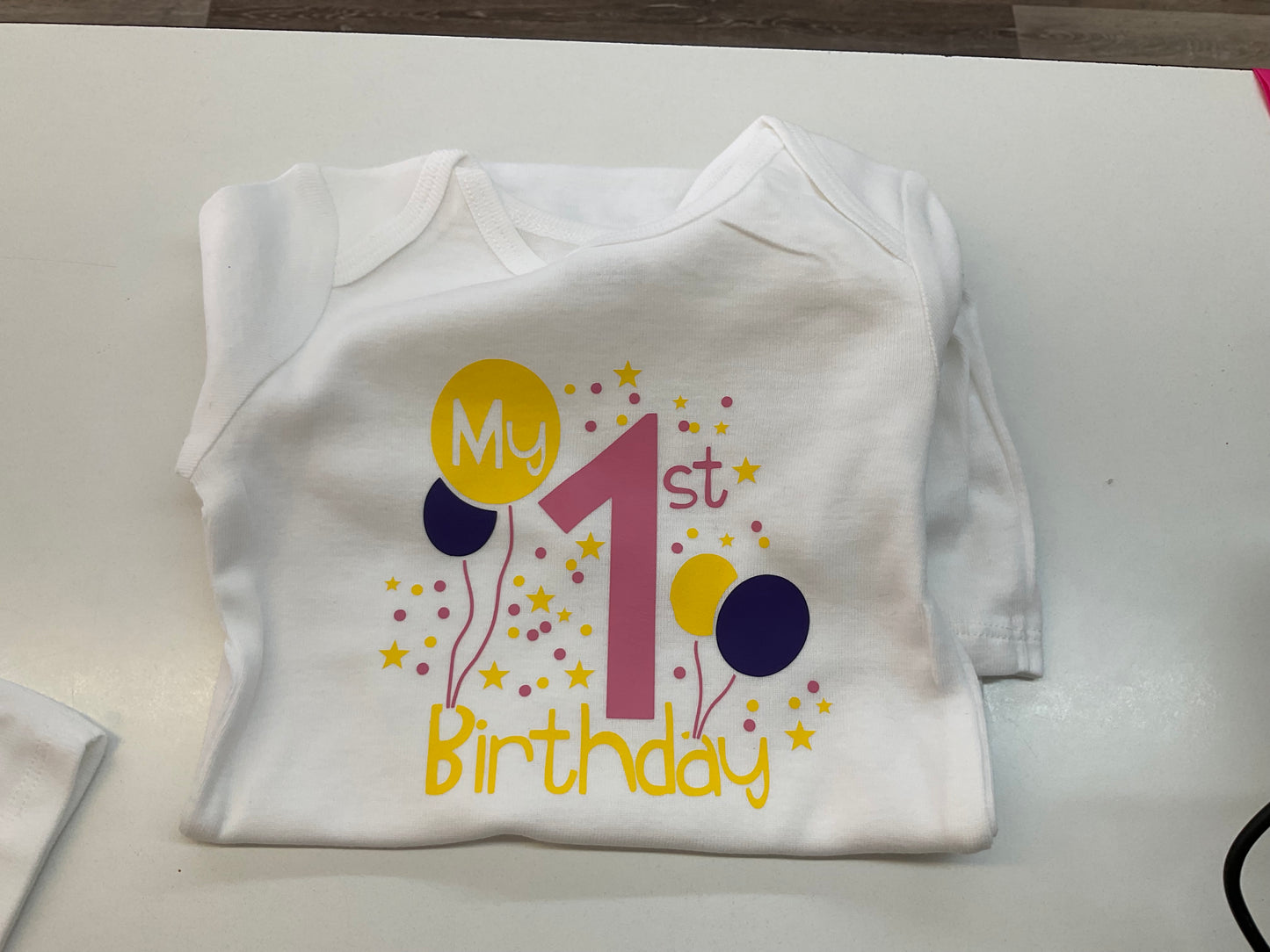 My 1st Birthday Onesie