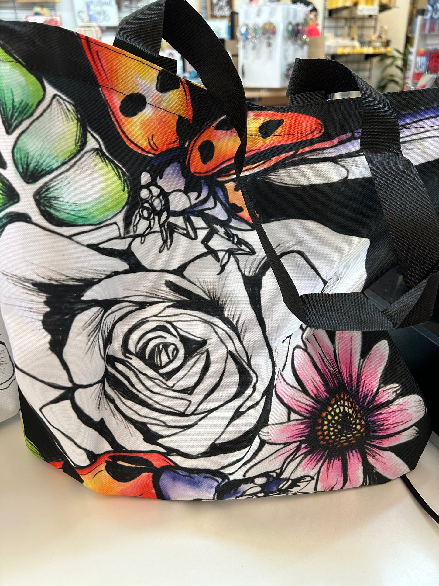 Signature Print Tote
