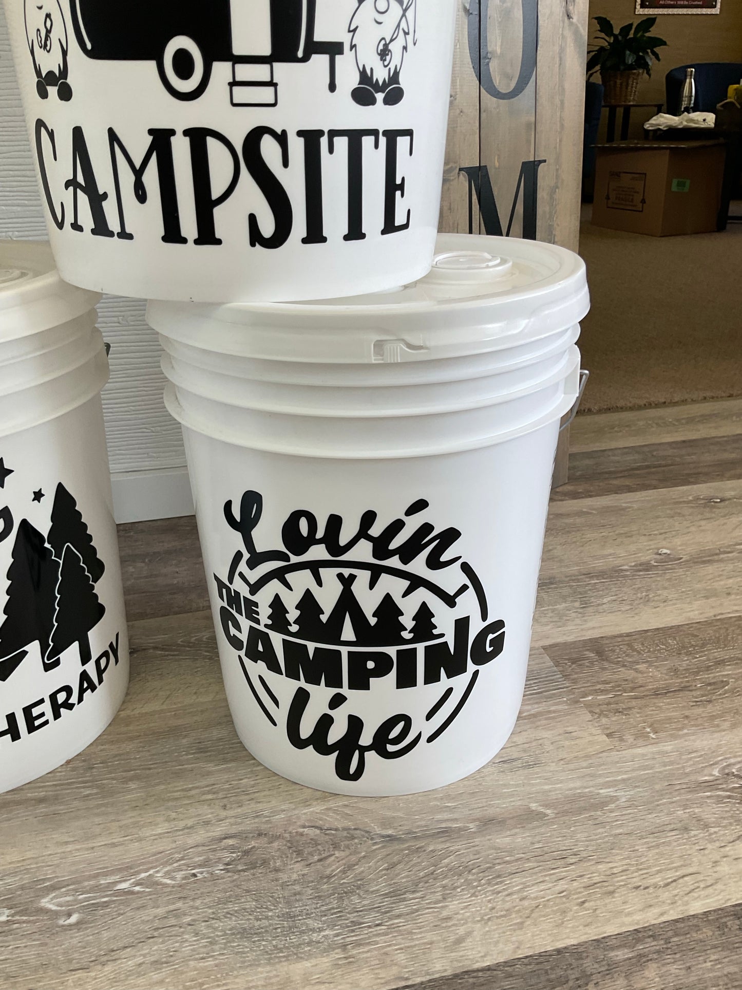 Lighted Camping Bucket