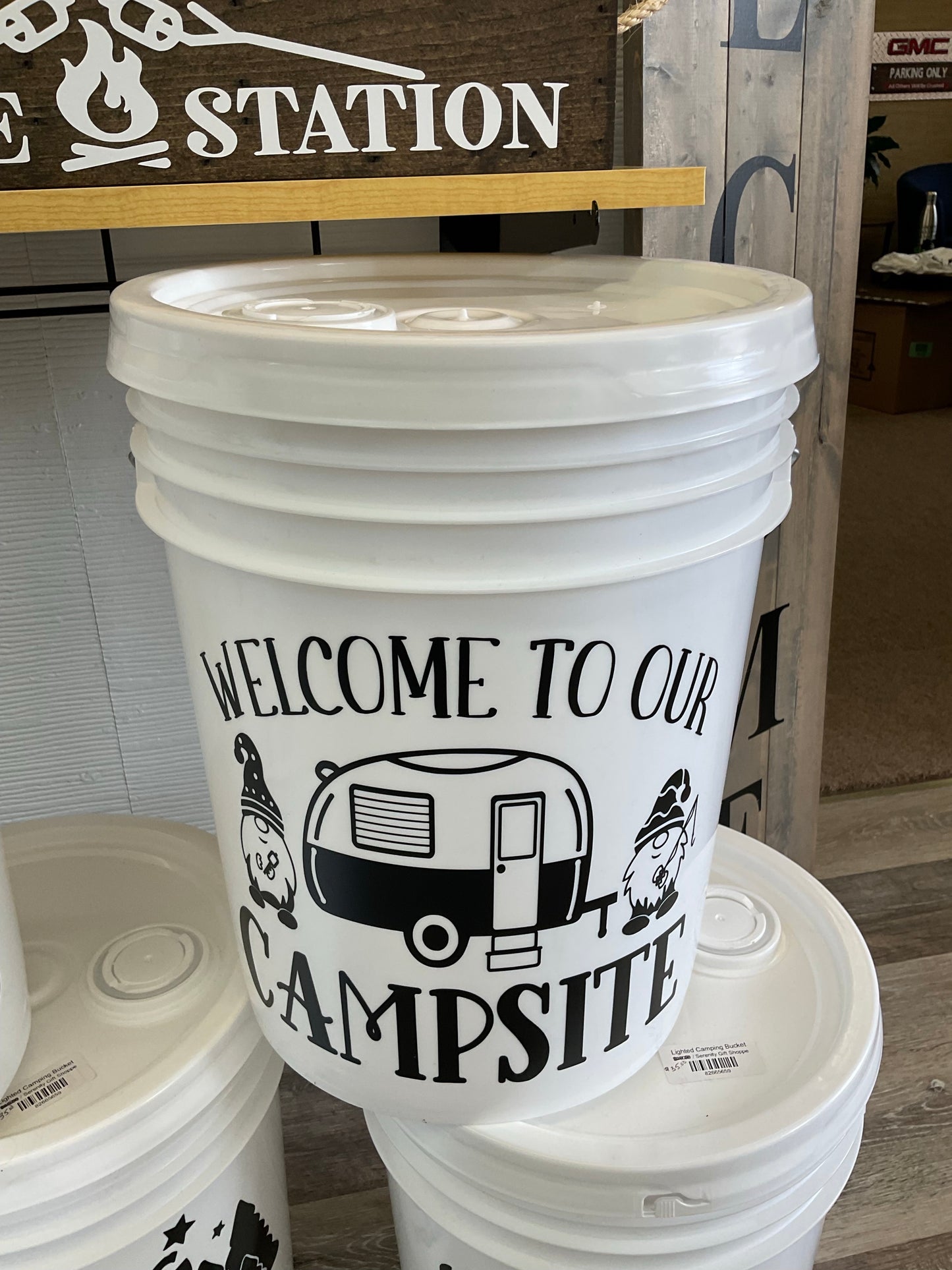 Lighted Camping Bucket