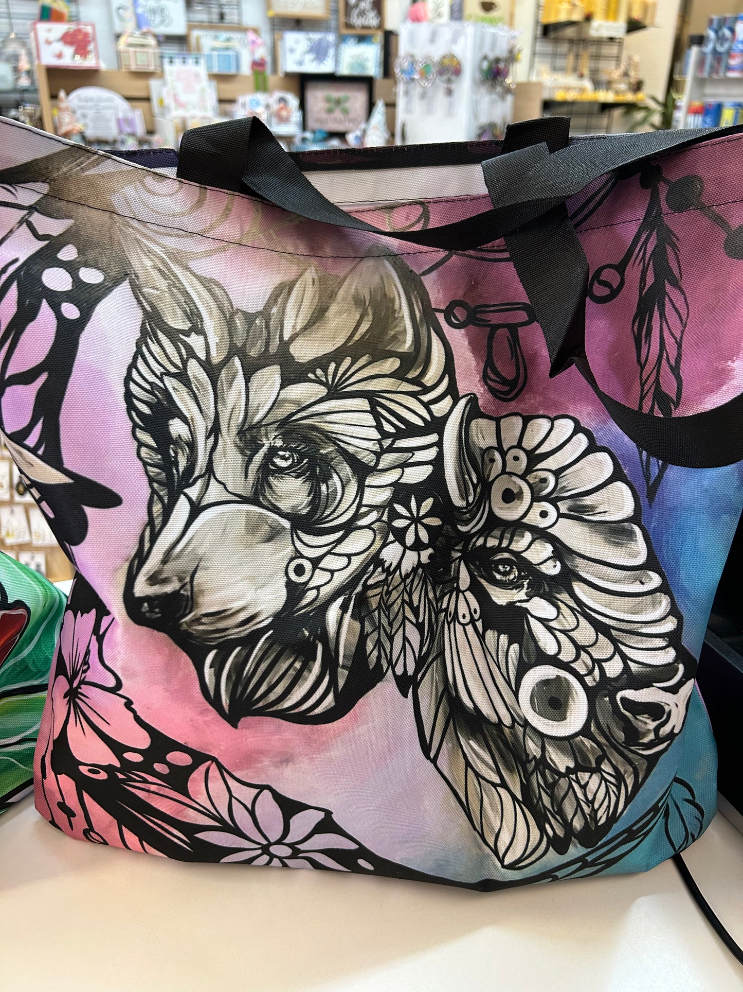 Signature Print Tote