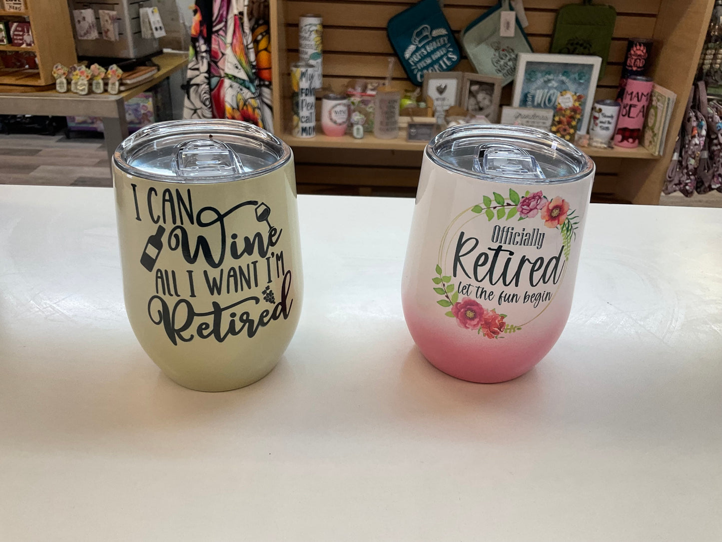 Retirement Insulated Wine Tumblers