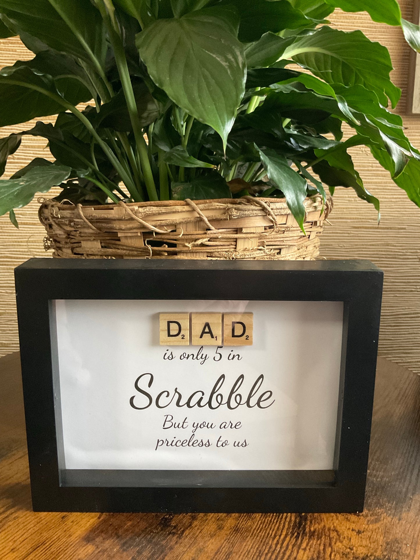 Scrabble Shadow Box