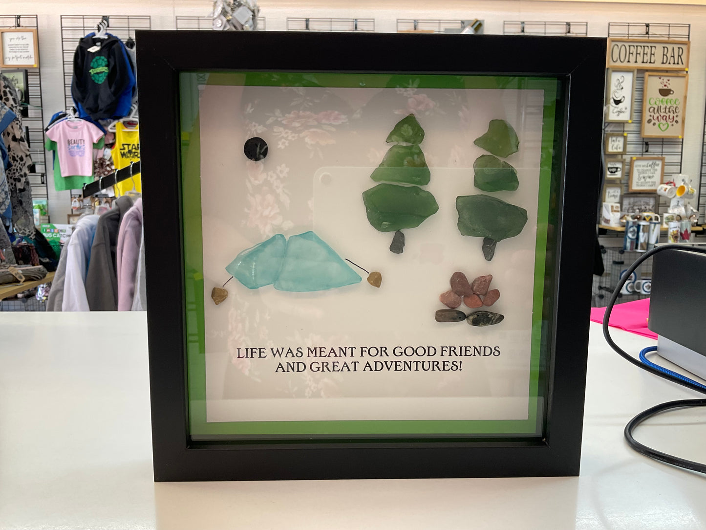 Pebble Art Shadow Boxes