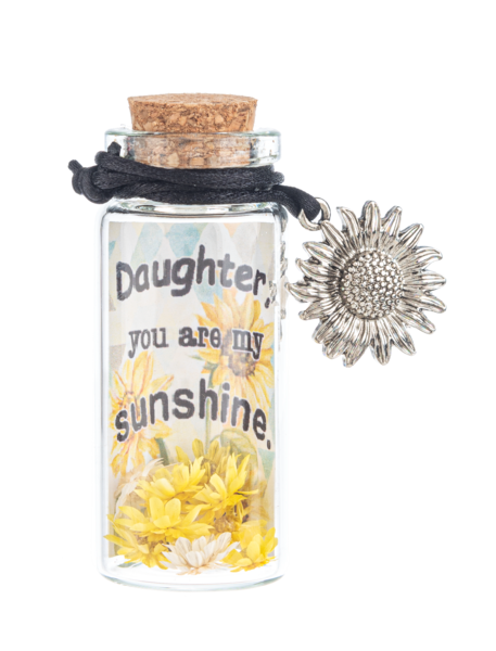 Floral Message in a Bottle