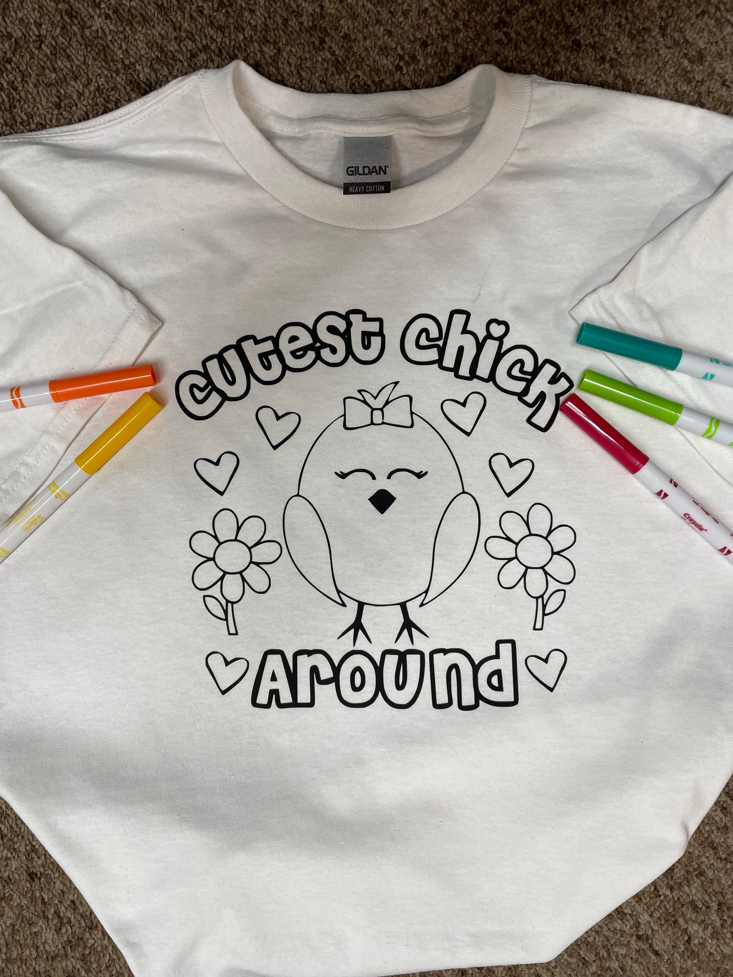 Easter Coloring T-Shirts