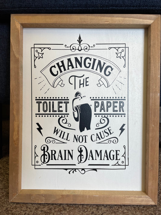 Bathroom Changing the Toilet paper
