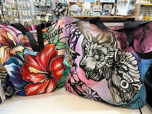 Signature Print Tote