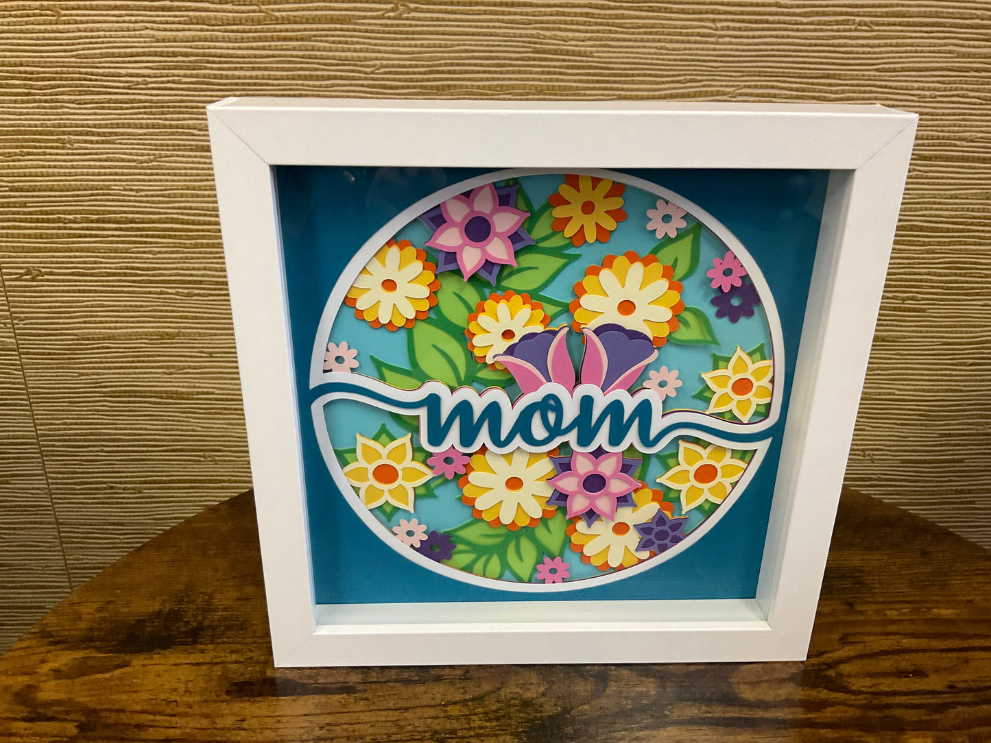 Layered Flower Shadow Box