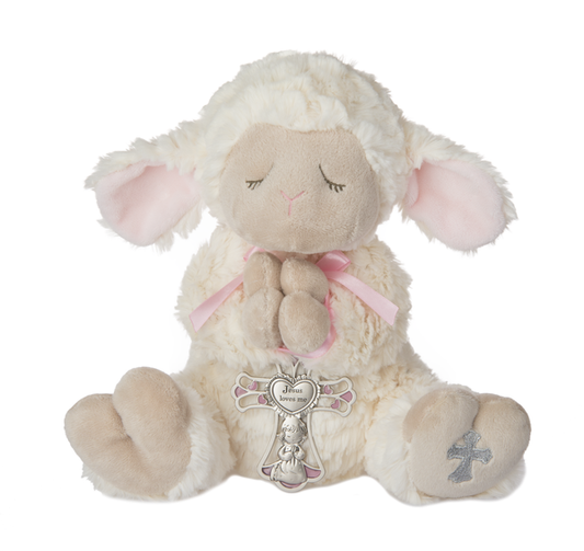 Serenity Lamb w/ Cross