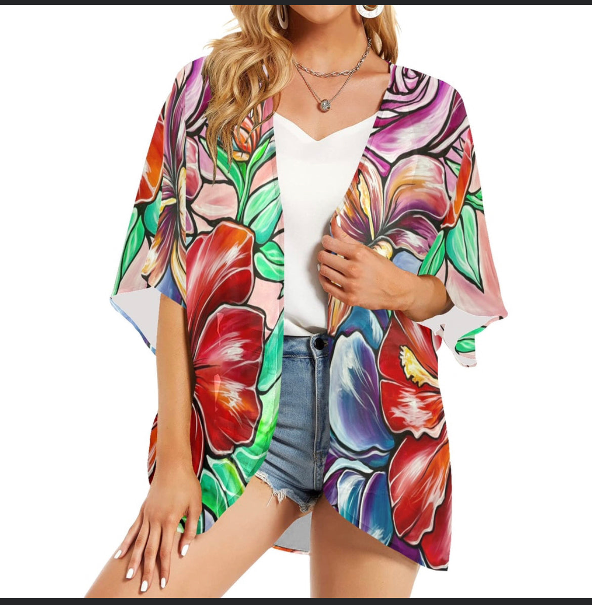 Signature Print Cover-Up Wrap