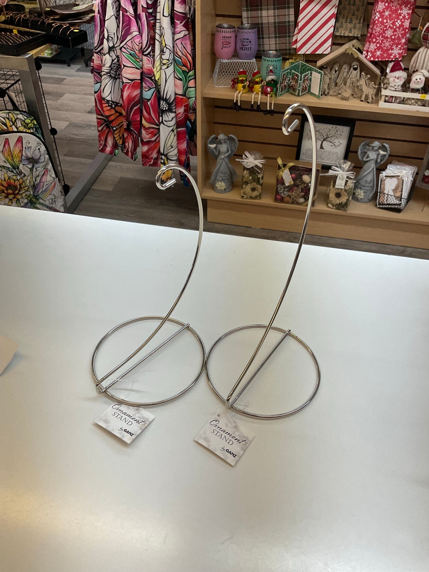 Silver Ornament Stand