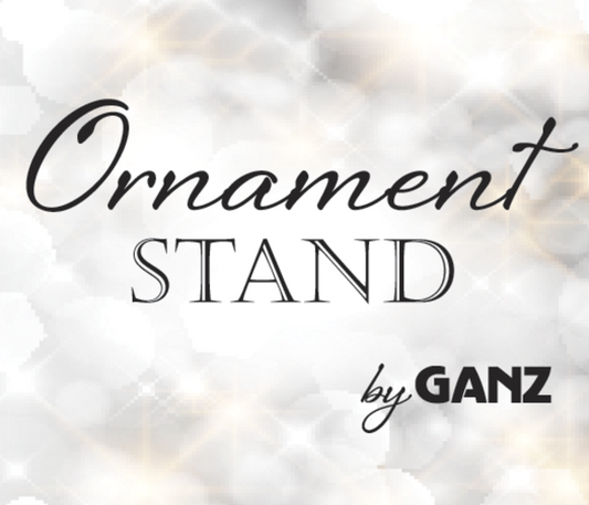 Silver Ornament Stand