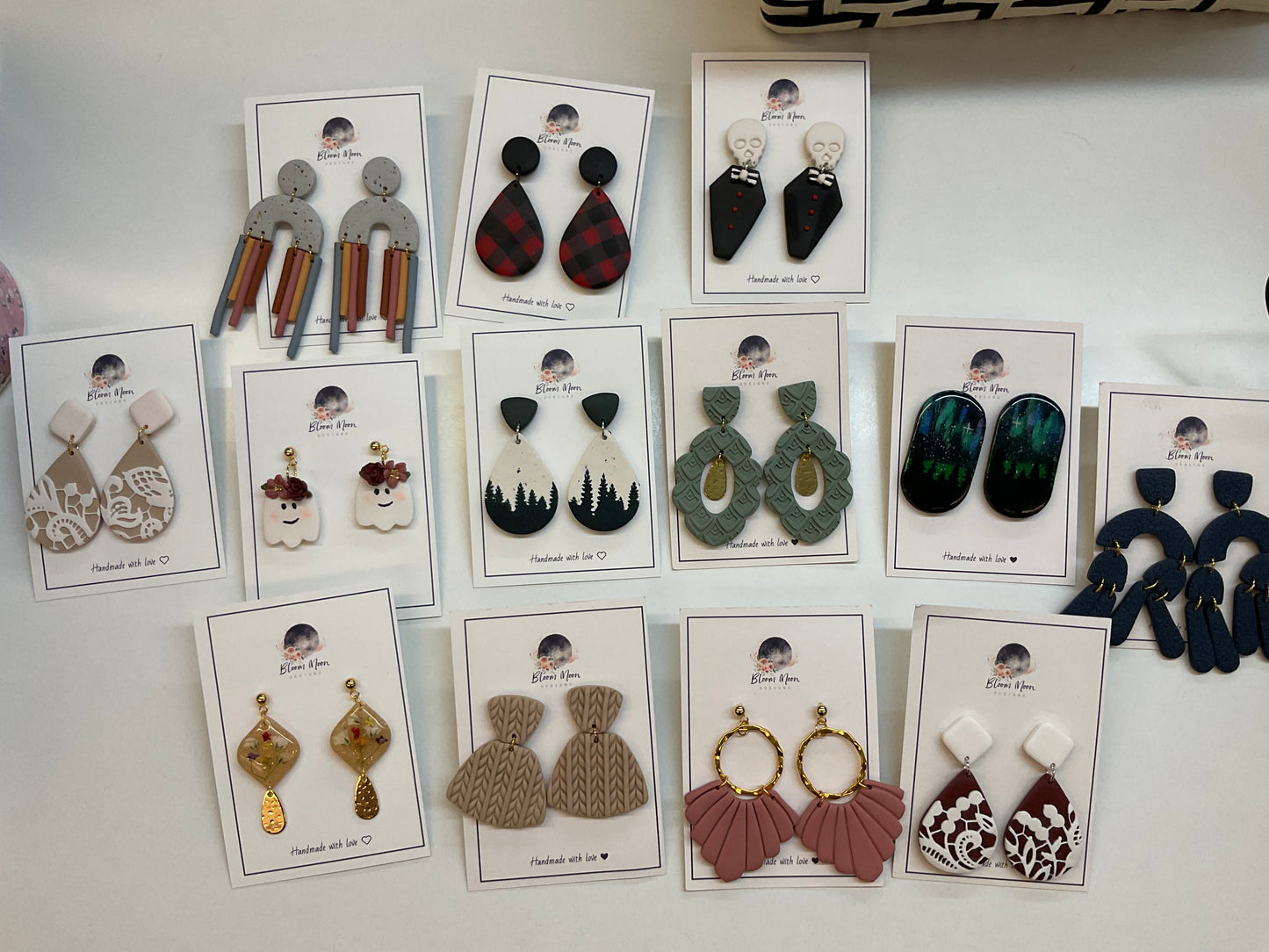 Earrings Bloom Moon Designs