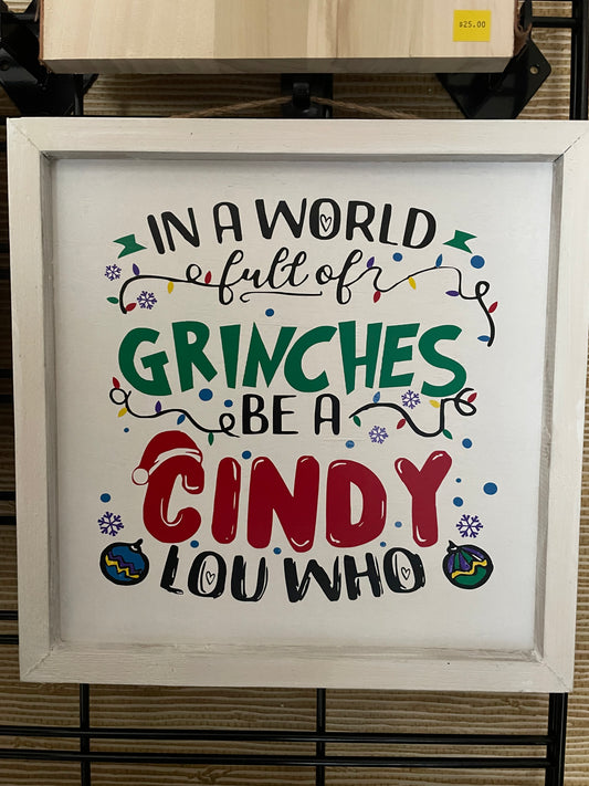 Be a Cindy Lou Who