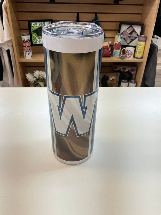 Blue Bomber Tumblers
