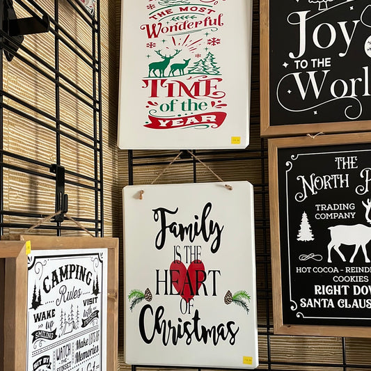 Christmas Metal Signs