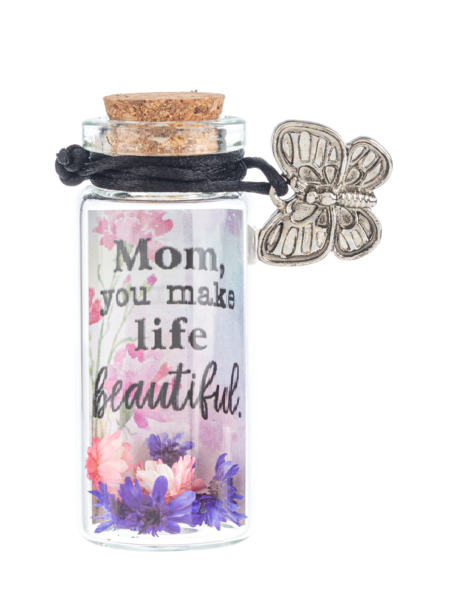 Floral Message in a Bottle