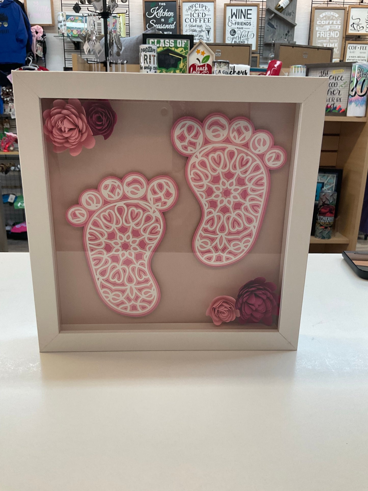 Baby Feet Shadow Box