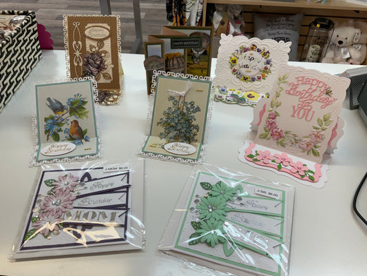 Birthday Greeting Easel Cards by Julie