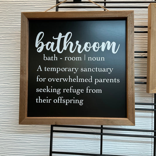 Bathroom Sign