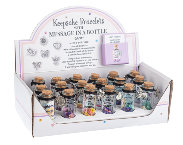 Floral Message in a Bottle